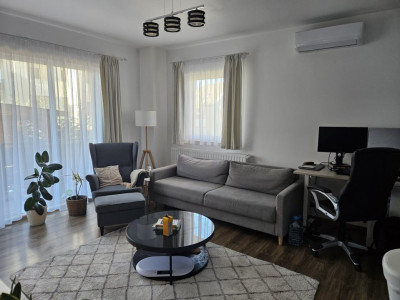 Apartament  2 camere cu gradina | mobilat/utilat | 56 mp | Buna Ziua
