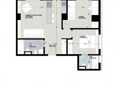 Apartament 3 Camere | 63 mp  | zona Dorobantilor