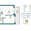 Apartament 2 camere | 53 mp + terasa 12 mp | Zona Strazii Dunarii thumb 3