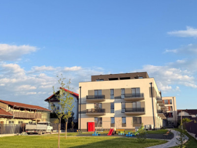 Apartament 3 cam, finisat, CF disponibil, spatii verzi, bloc NZEB
