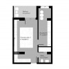 Apartament 1 cameră, decomandat, cu bucătărie separată – zona Iulius Mall thumb 1