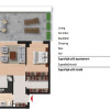 Apartament 2 camere | 63 mp utili | 35 mp terasa | parcare | Zona Sopor thumb 11