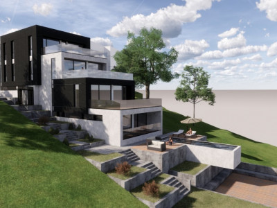 Proiect exclusivist duplex cu piscina si panorama | 410 mp teren | Gruia 